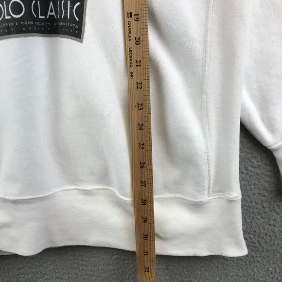 Vintage Eighth Annual Polo Classic poster sweatshirt crewneck size L - Picture 8 of 13